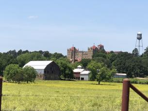 Subiaco Abbey as seen on the True Grit Trail in Arkansas