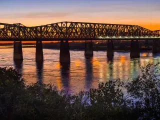 The Big River Crossing spans the legendary Mississippi River