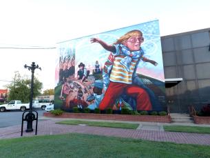 Mural in Conway 