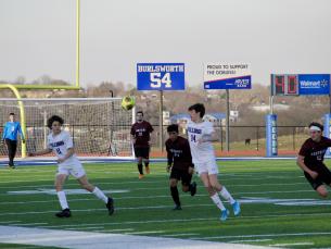 High school soccer tournament in Harrison, AR