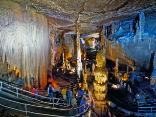 The caverns in Blanchard Springs