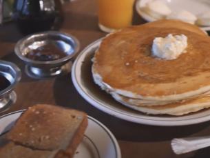 The Pancake Shop's signature meal