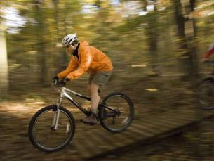 Mountain biking at Bull Shoals-White River State Park