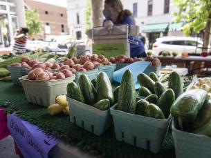 Farmer's Market at the River Market in Little Rock