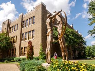 Unity Sculpture at Central High School 