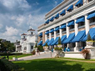 Bathhouse Row in Hot Springs National Park 