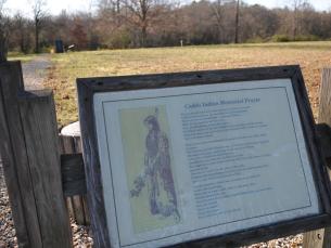 Caddo Indian memorial 