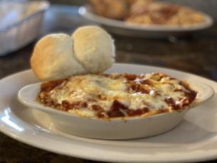 Lasagna from Mama Z's Cafe in Tontitown