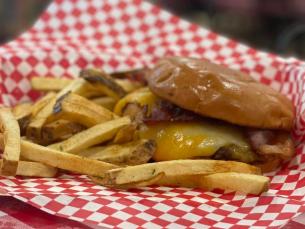 From burgers to homemade pie and everything in between...Tacker's Shake Shack has something for everyone!