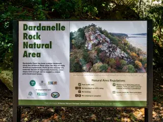 Dardanelle Rock Natural Area in Arkansas