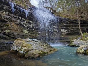 Bridal Veil Falls in Heber Springs