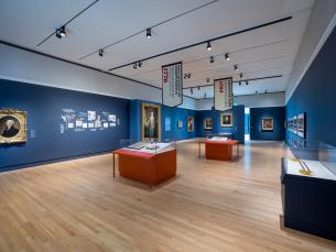 Interior of Constitution Day exhibit
