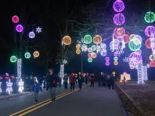 Christmas at the Park in Jonesboro.