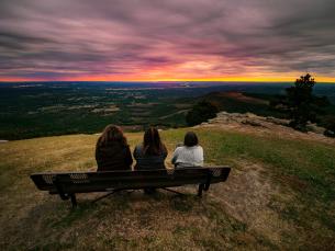 Sunrise at Mount Nebo State Park