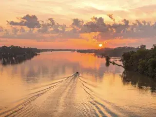 A section of the Arkansas River in Little Rock.
