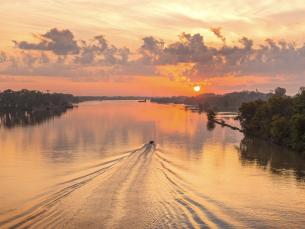 A section of the Arkansas River in Little Rock.