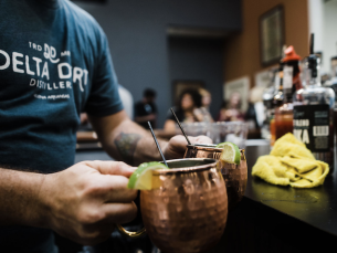 Delta Dirt Distillery in Historic Helena.