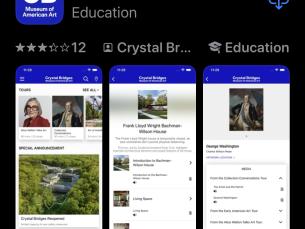 Crystal Bridges Museum of American Art indoor app