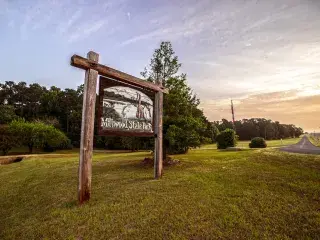 Sign at Millwood State Park