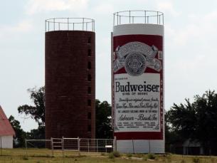 Giant Budweiser Beer Can