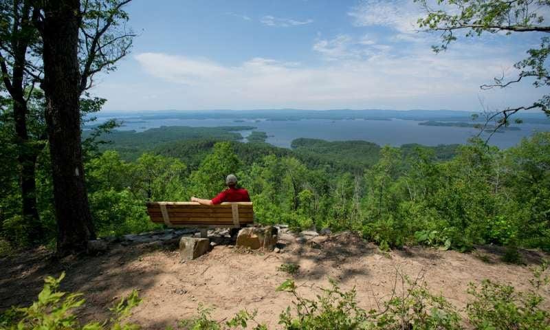 Scenic vista near Lake Ouachita State Park
