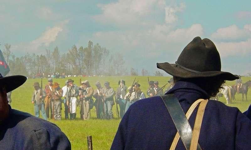 Historical reenactments at Historic Washington State Park