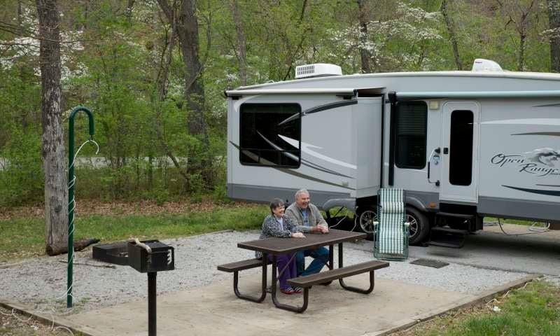 Camping at Withrow Springs State Park