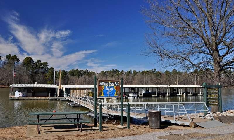 Marina at Millwood State Park