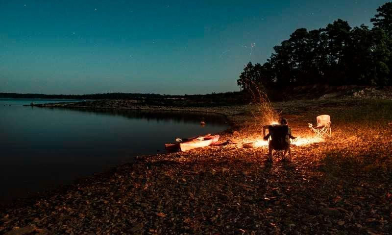 Camping at Lake Ouachita