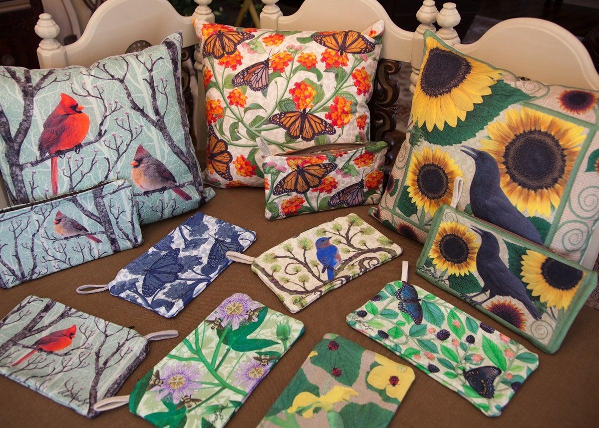 photo designed fabric by Fallen Pine, Aaron Gswandeggar