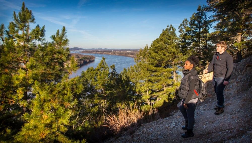 View of the Arkansas River from Emerald Park