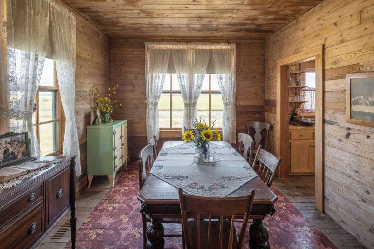 Dining room at Johnny Cash Boyhood Home