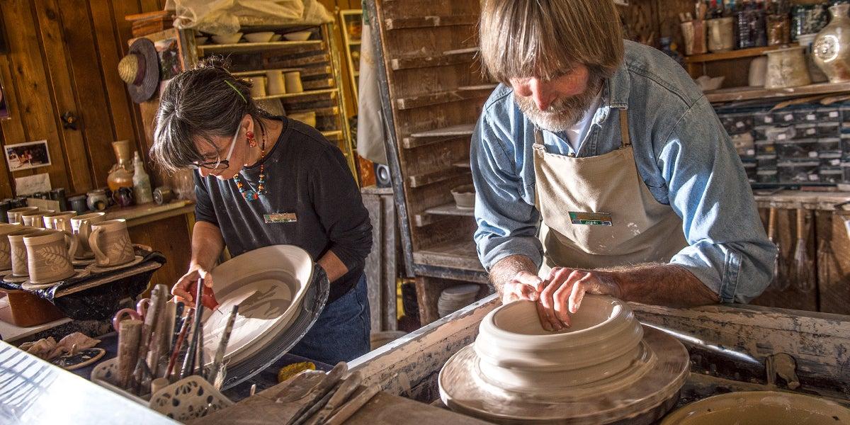 Pottery Shop at Ozark Folk Center Craft Village