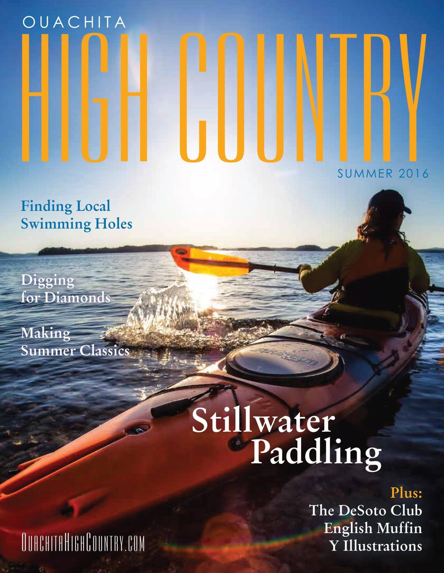 Cover and article in Ouachita High Country