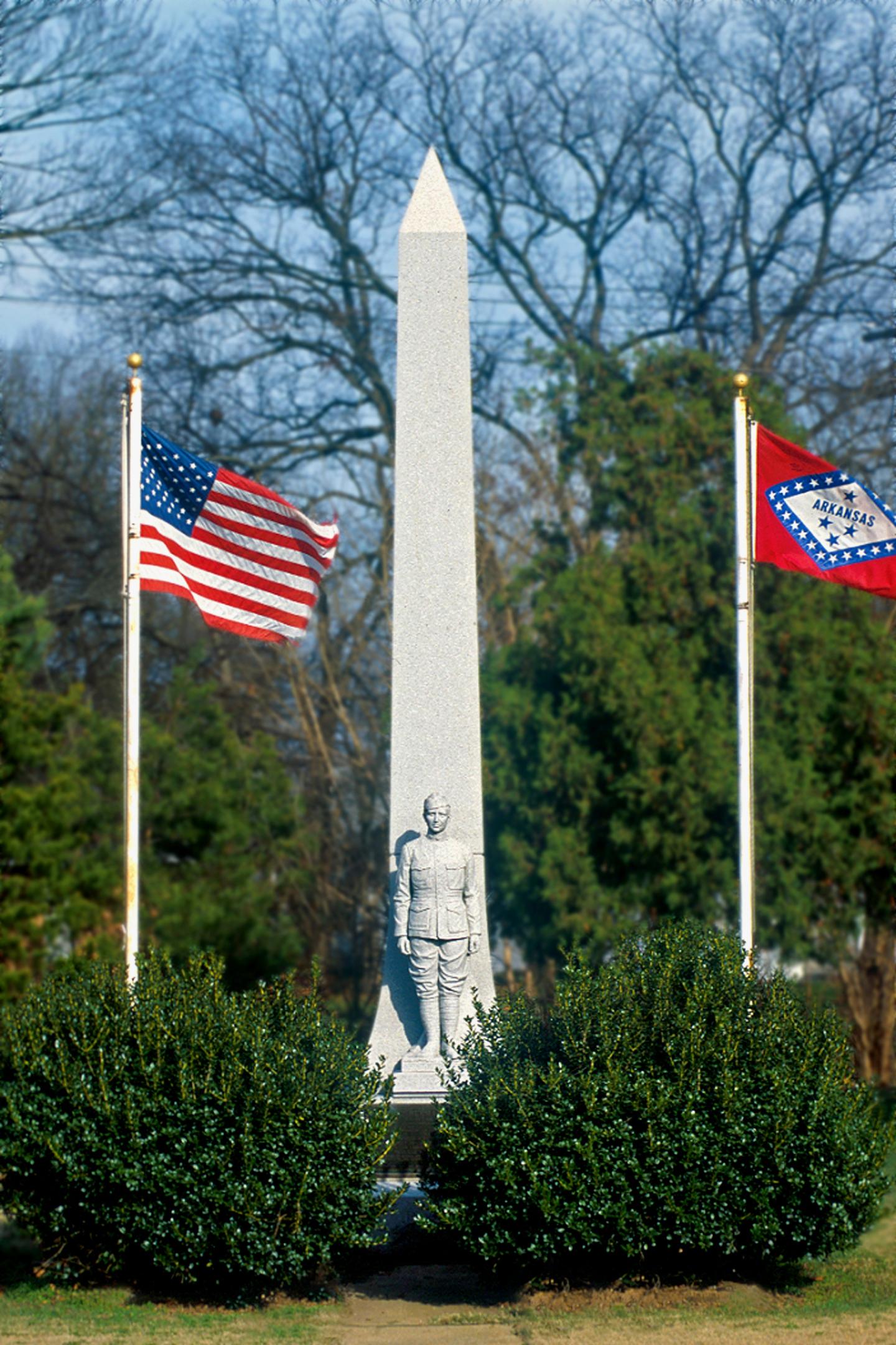Herman Davis monument at Herman Davis State Park