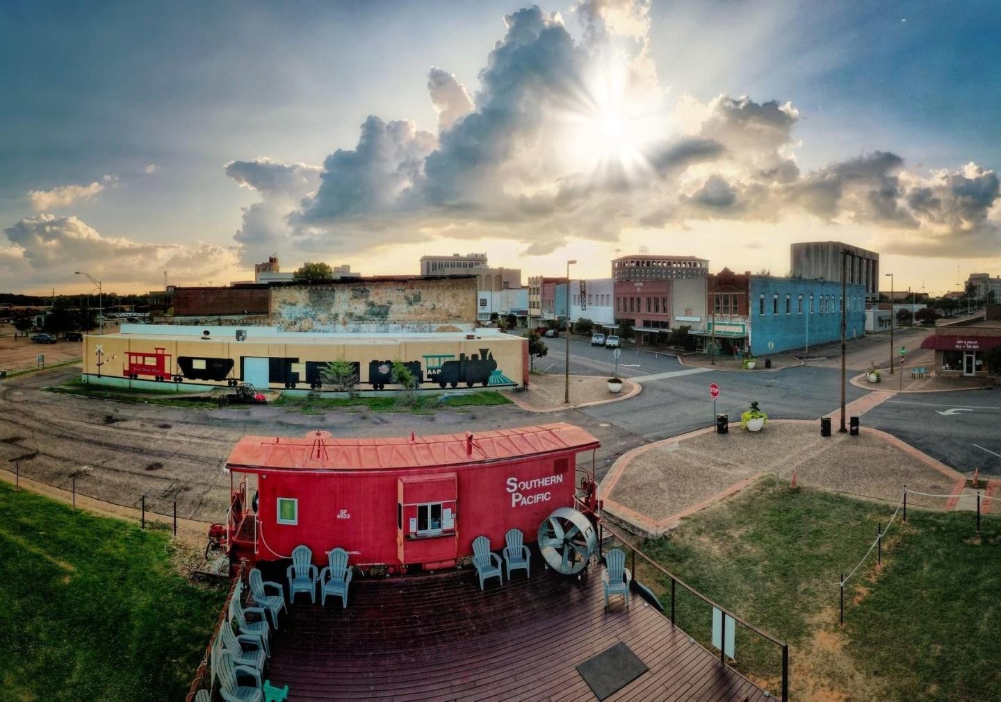 Frozen Rail in the Rail Yard Entertainment District in Texarkana, Arkansas