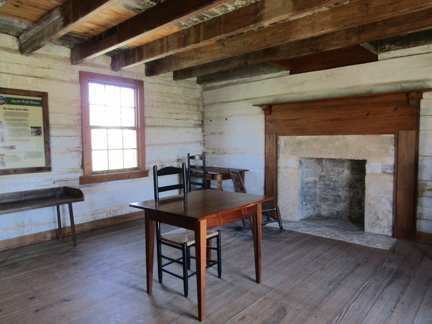 The County Clerk's Office room.