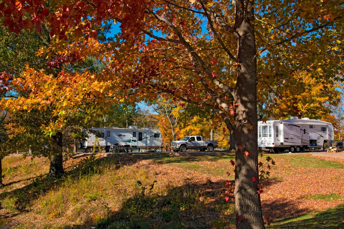 Fall is wonderful time to camp at Mississippi River State Park