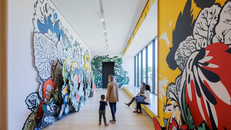 Natasha Bowdoin's "Spring Song" is the inaugural installation for the Art Perch inside the contemporary galleries.