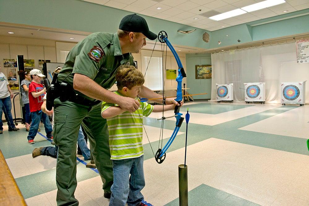 Interior at Governor Mike Huckabee Delta Rivers Nature Center