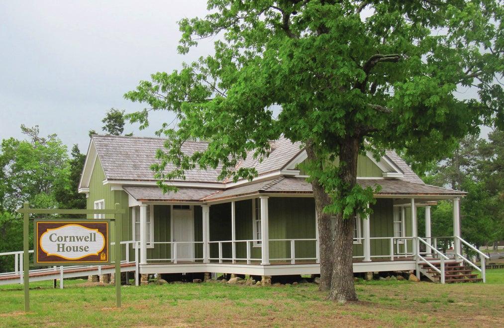 Exhibits in the Cornwell House interpret the history of Mount Nebo