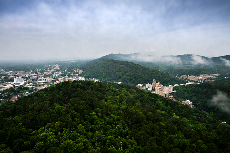 View from the Hot Springs Mountain Tower