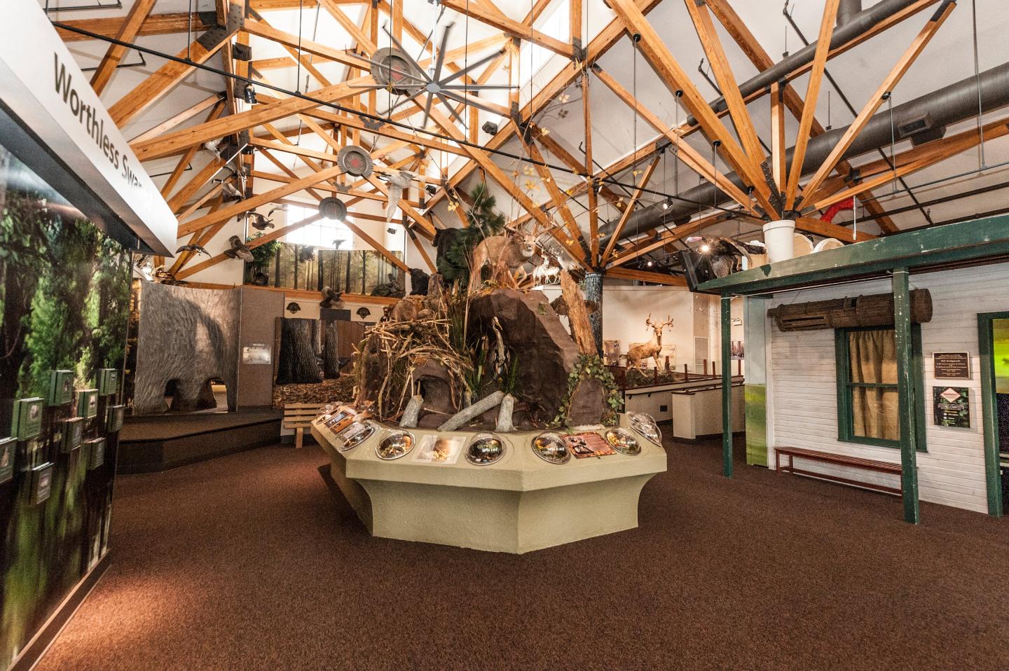 Interior at Governor Mike Huckabee Delta Rivers Nature Center
