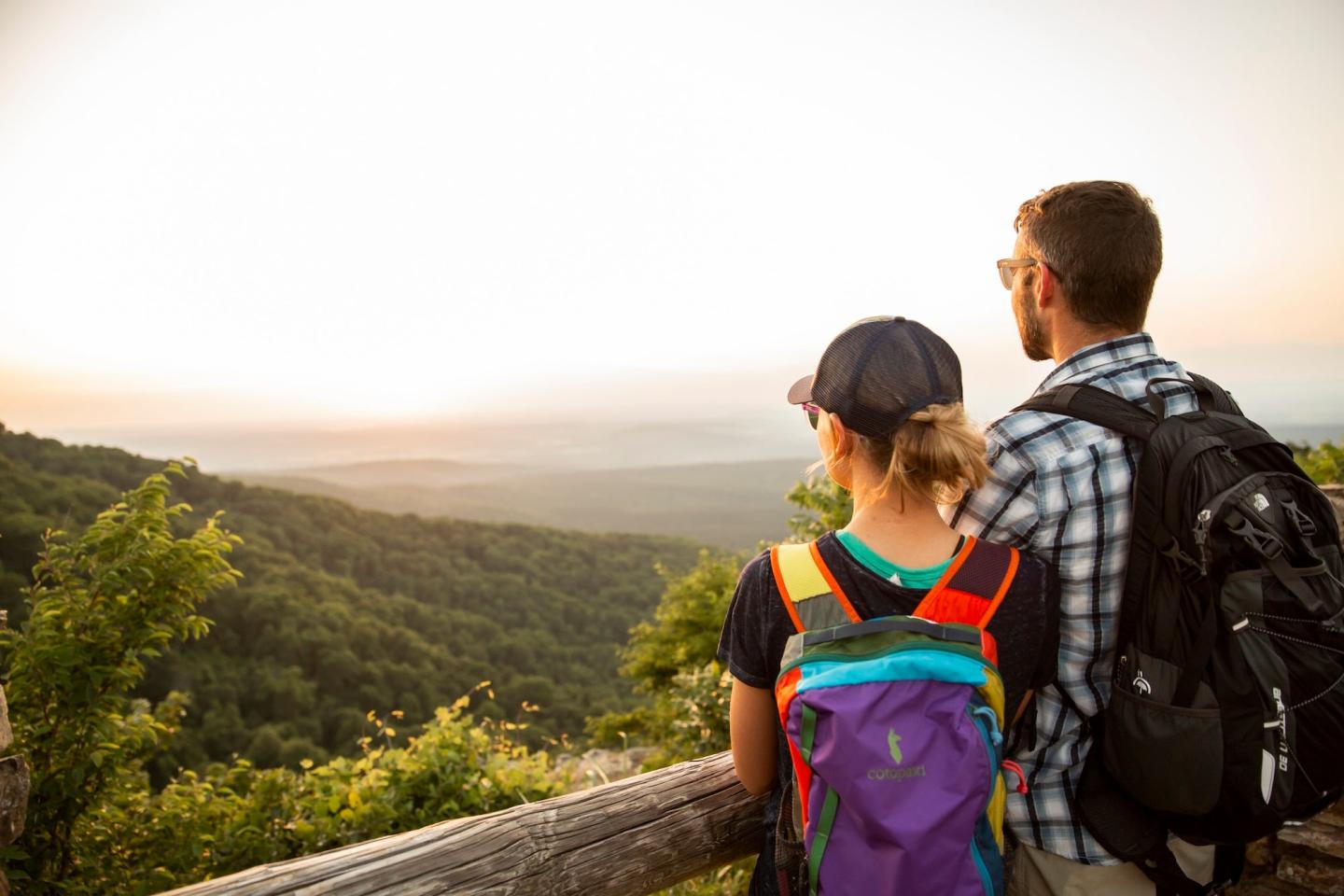 Scenic overlook at Mount Magazine