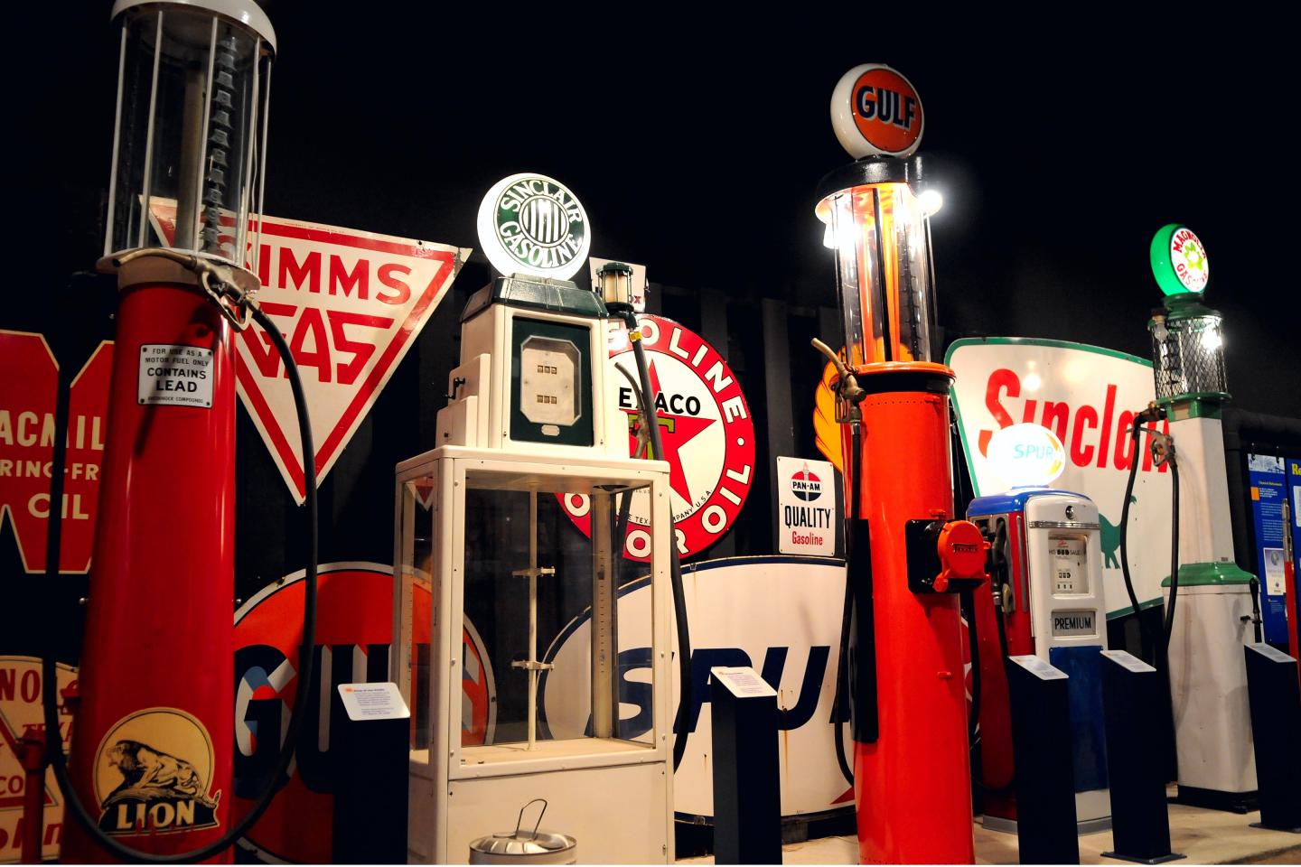 Exhibits in the museum