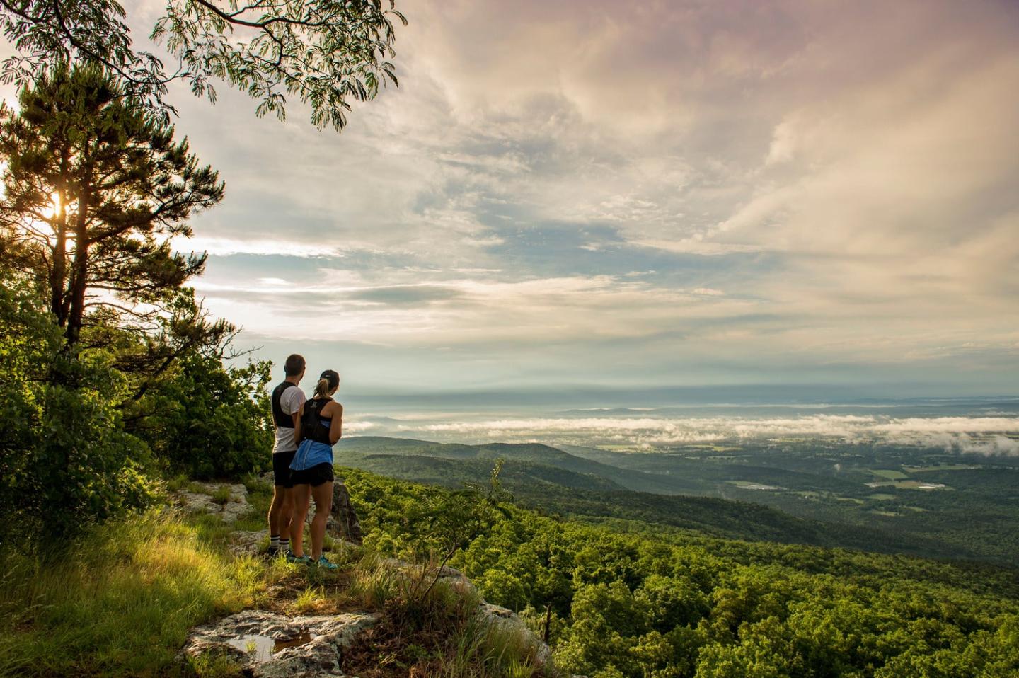 Scenic overlook at Mount Magazine