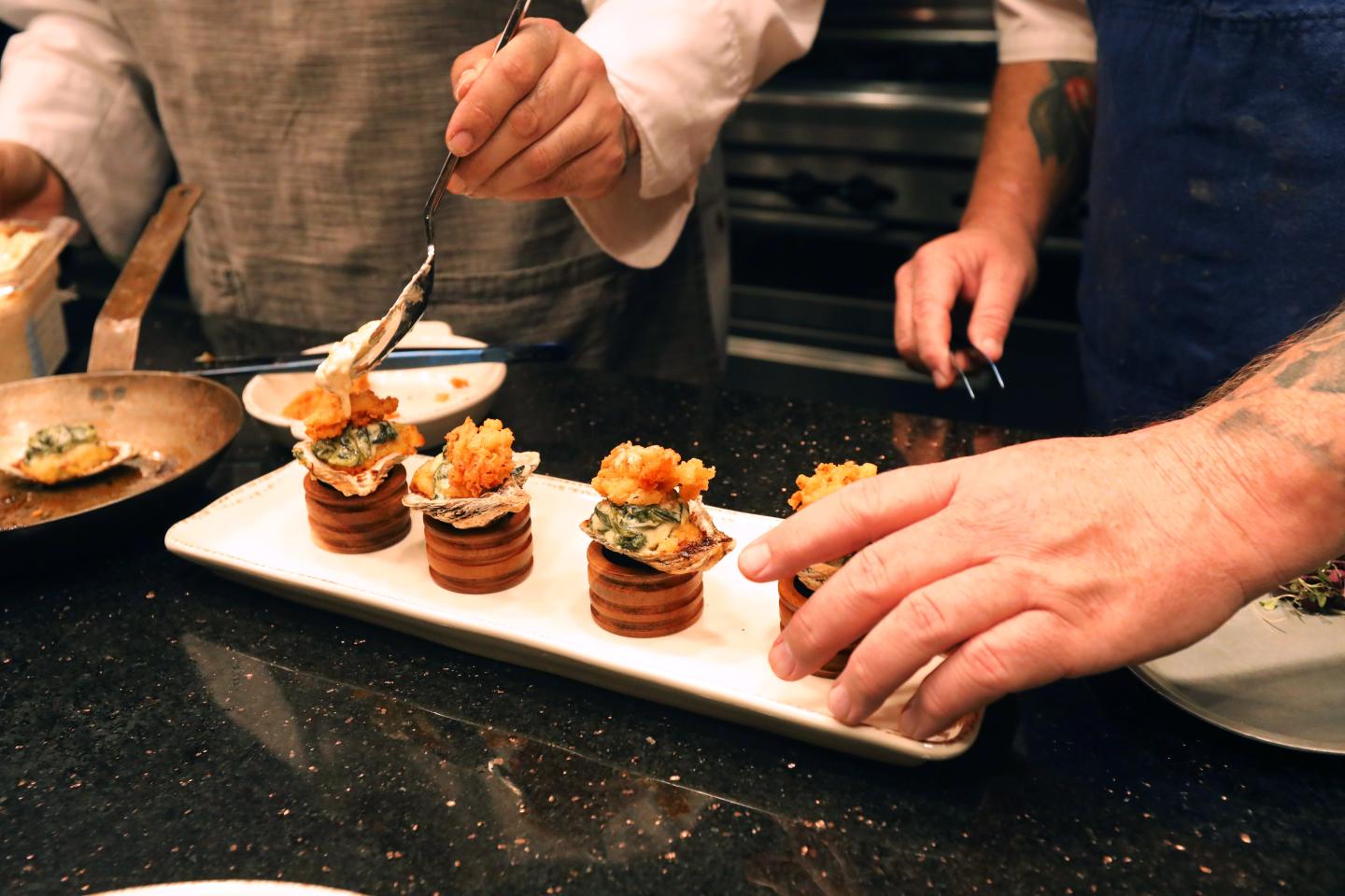 Dining at Saracen Casino Resort