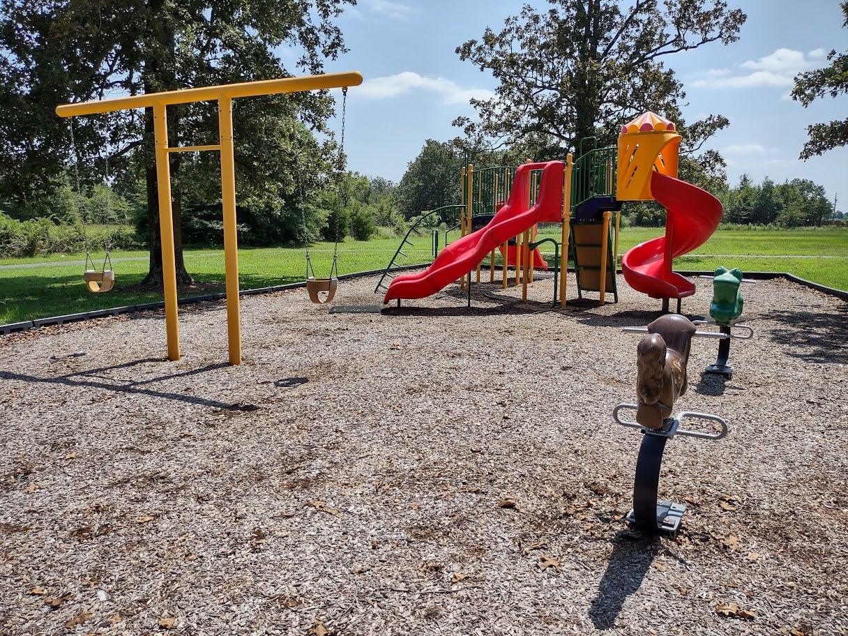 Playground slides and rides