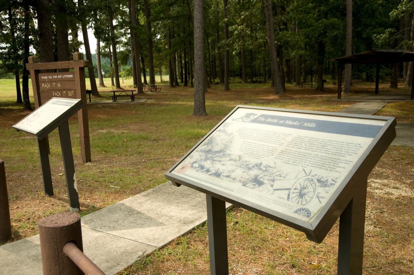 Marks' Mills Battleground State Park, Battle of Marks' Mill Monument , Marks' Mills Battleground State Park