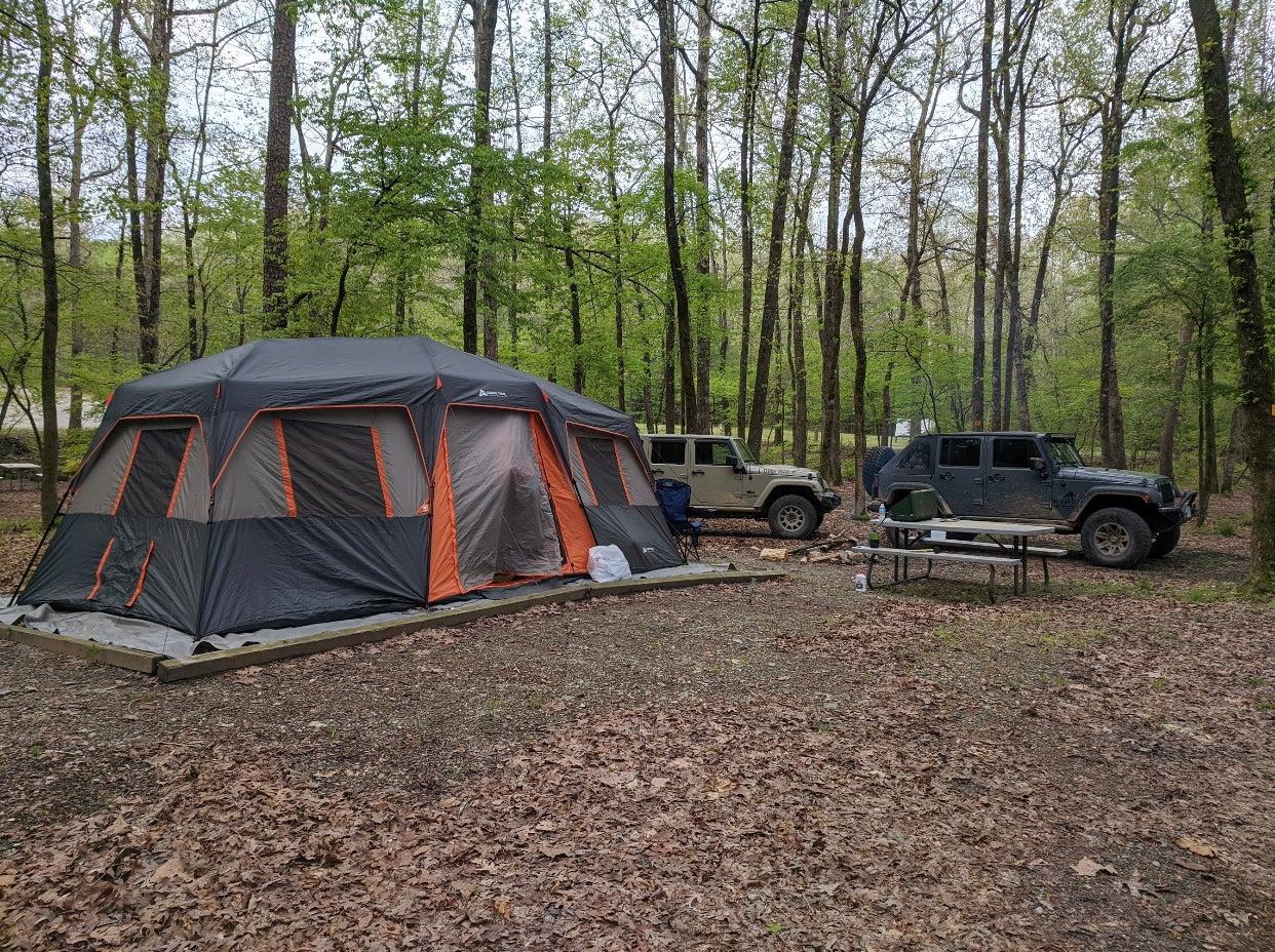 RV sites, tent sites, and cabins are all available for your multi-day stay.